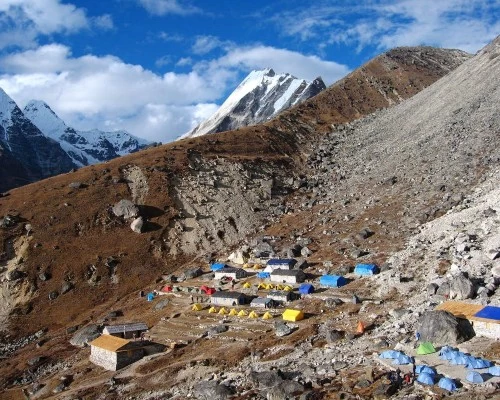Meeting with Guide and Pre-climbing Training in Khare (5045m)